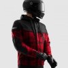 KOSZULA MOTOCYKLOWA REBELHORN SHIFTER BLACK RED 5XL